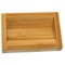 Rectangular Wood Bathroom Soap Dish